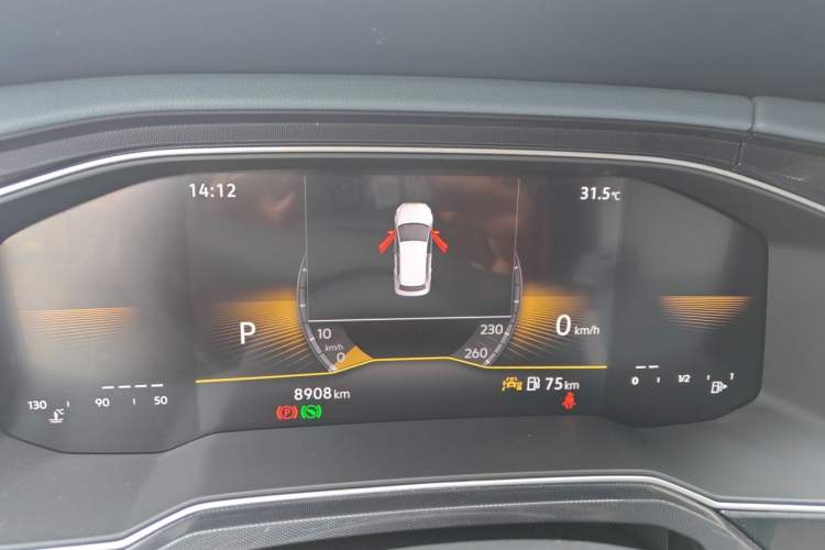 Used Volkswagen Lavida 2025 New Sharp 1.5L Outstanding New Vision Edition Odometer Close Up