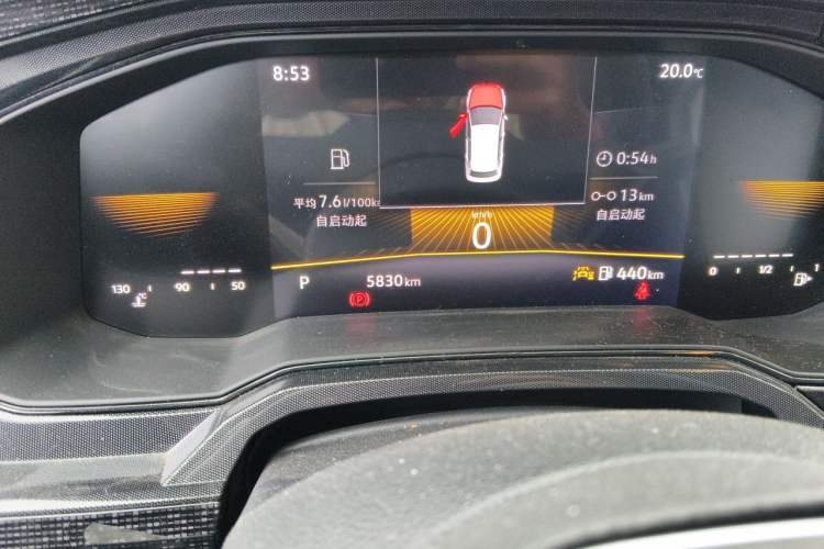 Used Volkswagen Lavida 2025 New Sharp 1.5L Outstanding New Edition Odometer Close Up
