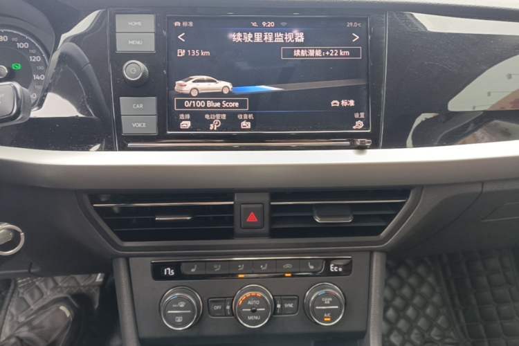 Used Volkswagen Lavida Pure Electric 2019 Enjoyment Edition Audio And AC Panel