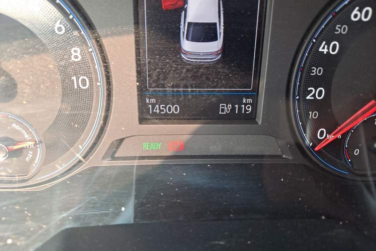 Used Volkswagen Lavida Pure Electric 2019 Enjoyment Edition Odometer Close Up