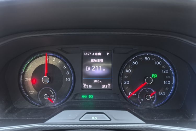 Used Volkswagen Lavida Pure Electric 2019 Enjoyment Edition Odometer Close Up
