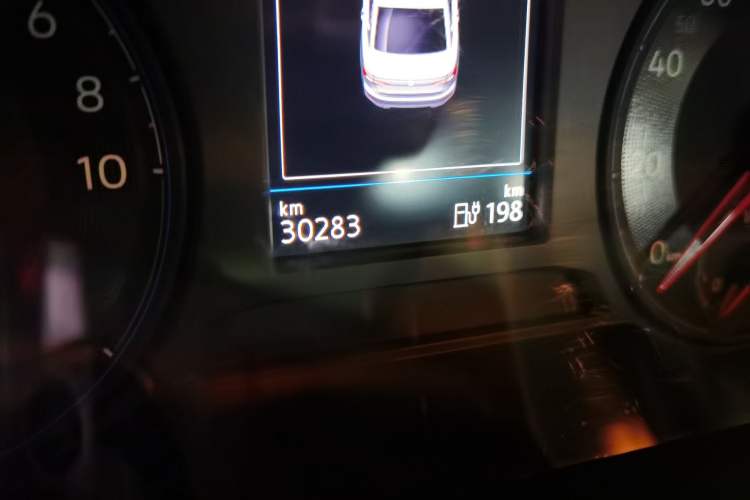 Used Volkswagen Lavida Pure Electric  Odometer Close Up