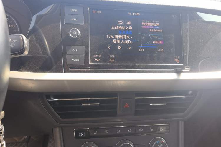 Used Volkswagen Lavida Pure Electric 2019 Enjoyment Edition Audio And AC Panel