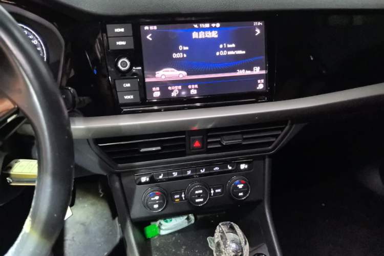 Used Volkswagen Lavida Pure Electric 2019 Enjoyment Edition Audio And AC Panel