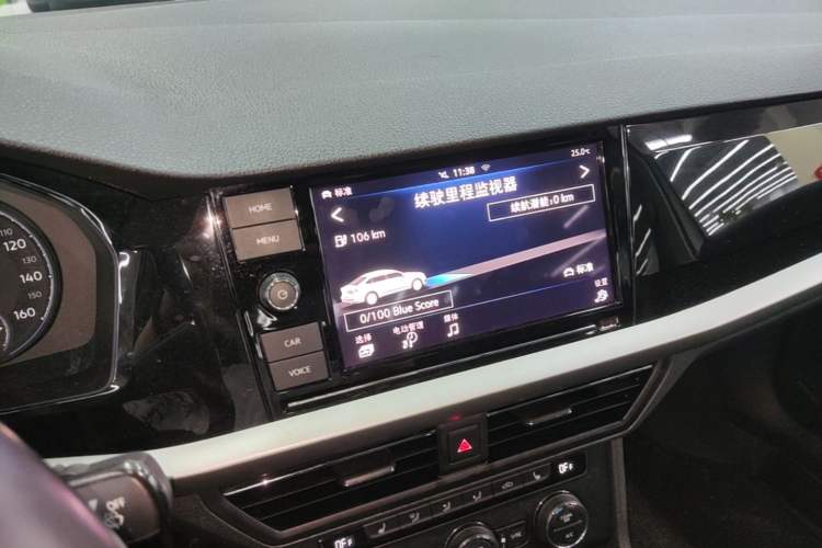 Used Volkswagen Lavida Pure Electric 2019 Enjoyment Edition Audio And AC Panel