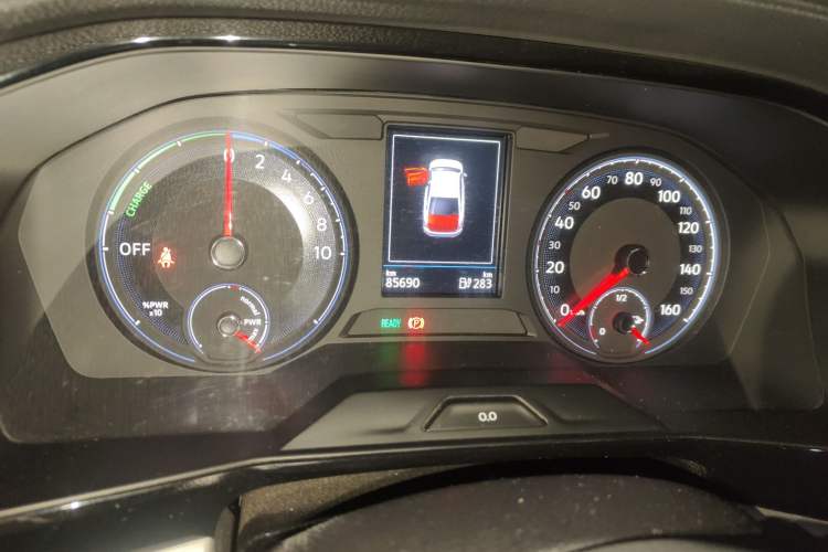 Used Volkswagen Lavida Pure Electric 2019 Enjoyment Edition Odometer Close Up