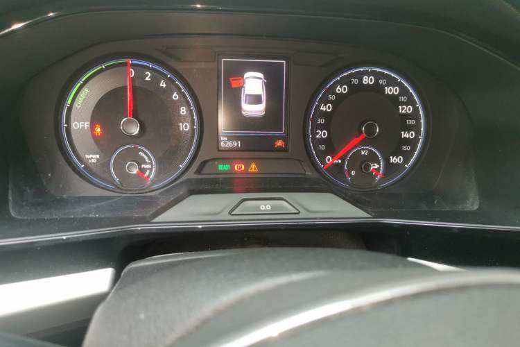 Used Volkswagen Lavida Pure Electric 2019 Enjoyment Edition Odometer Close Up