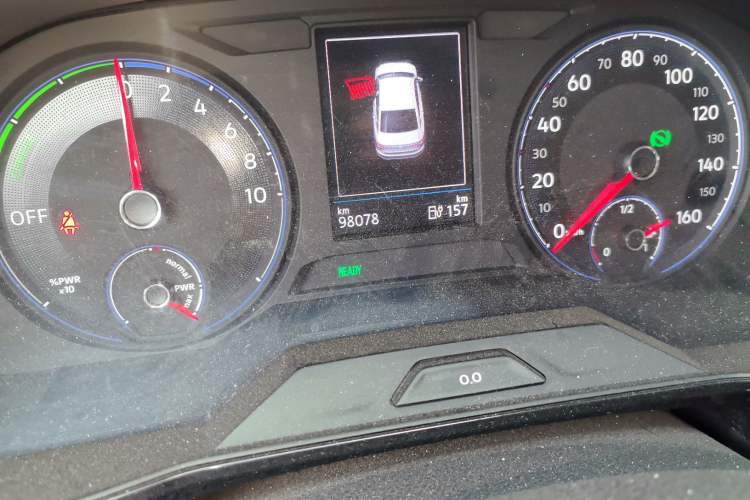 Used Volkswagen Lavida Pure Electric 2019 Enjoyment Edition Odometer Close Up