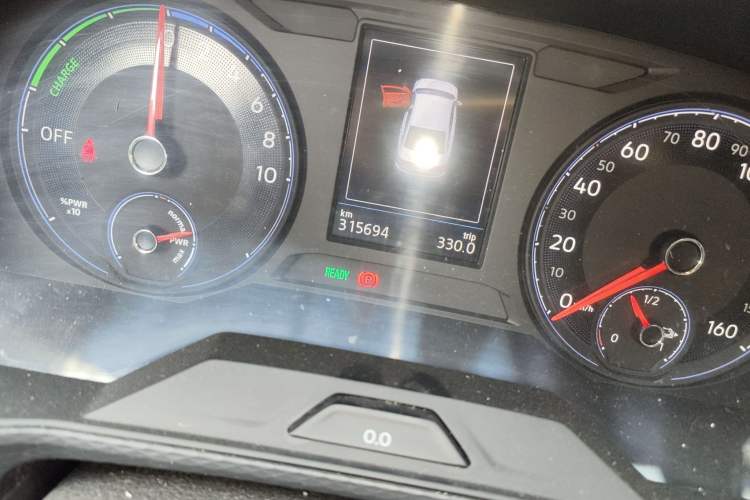 Used Volkswagen Lavida Pure Electric 2019 Enjoyment Edition Odometer Close Up