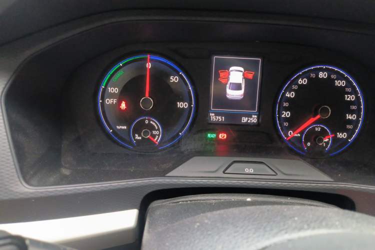 Used Volkswagen Lavida Pure Electric  Odometer Close Up