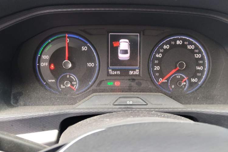 Used Volkswagen Lavida Pure Electric 2019 Enjoyment Edition Odometer Close Up