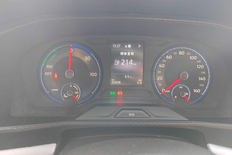 Used Volkswagen Lavida Pure Electric 2019 Enjoyment Edition Odometer Close Up