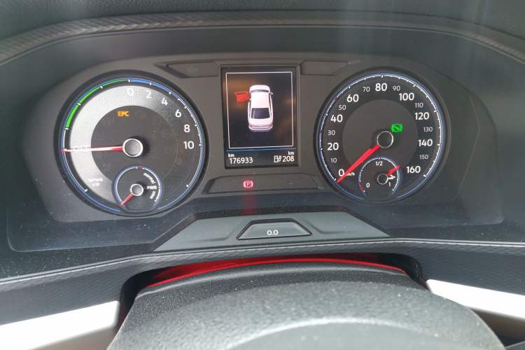 Used Volkswagen Lavida Pure Electric 2019 Enjoyment Edition Odometer Close Up