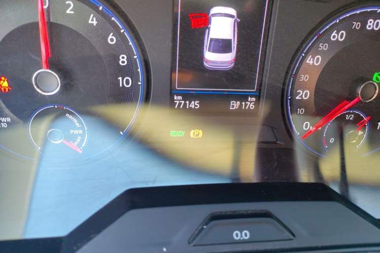 Used Volkswagen Lavida Pure Electric  Odometer Close Up
