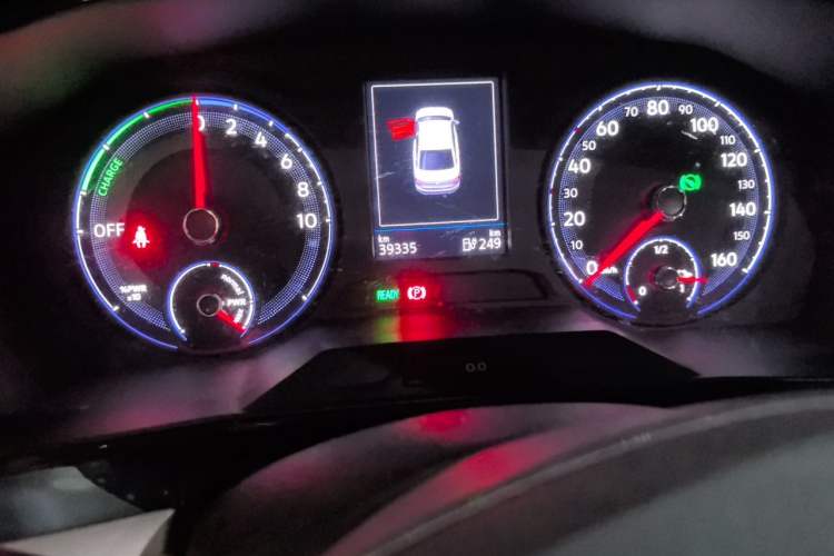 Used Volkswagen Lavida Pure Electric 2019 Enjoyment Edition Odometer Close Up