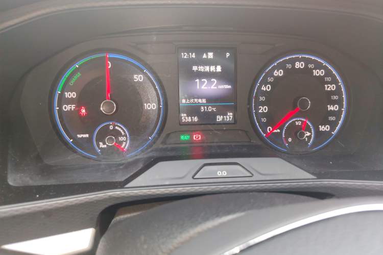 Used Volkswagen Lavida Pure Electric 2019 Enjoyment Edition Odometer Close Up
