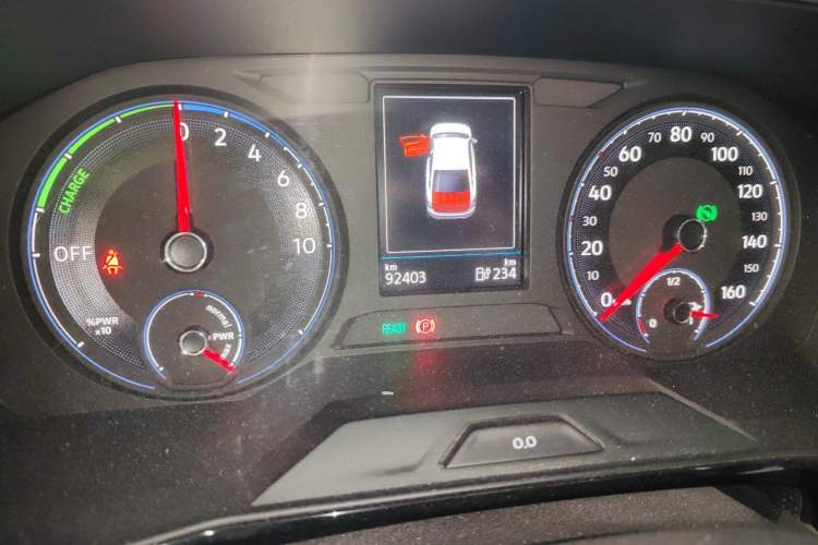 Used Volkswagen Lavida Pure Electric 2019 Enjoyment Edition Odometer Close Up