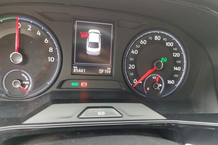 Used Volkswagen Lavida Pure Electric 2019 Enjoyment Edition Odometer Close Up
