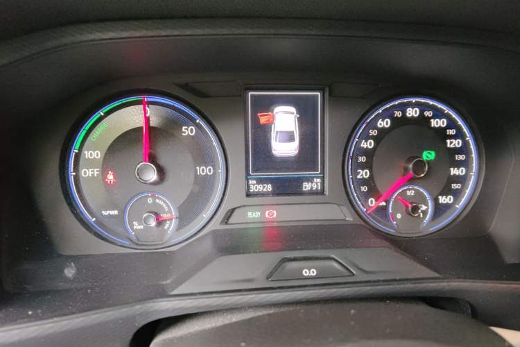 Used Volkswagen Lavida Pure Electric 2019 Enjoyment Edition Odometer Close Up