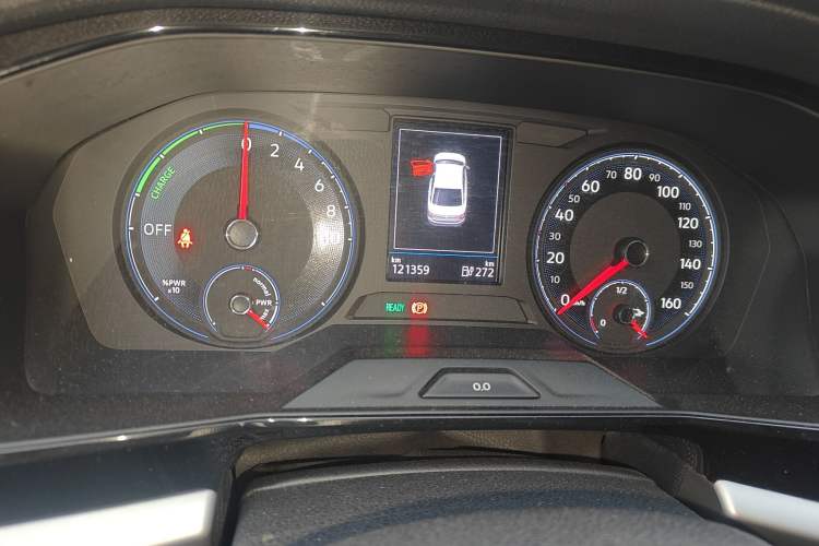 Used Volkswagen Lavida Pure Electric 2019 Enjoyment Edition Odometer Close Up