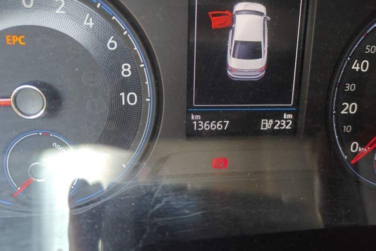 Used Volkswagen Lavida Pure Electric 2019 Enjoyment Edition Odometer Close Up