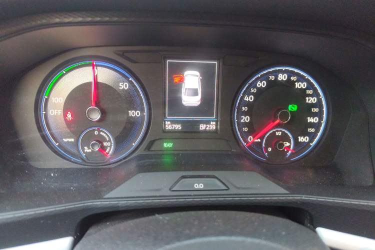 Used Volkswagen Lavida Pure Electric 2019 Enjoyment Edition Odometer Close Up