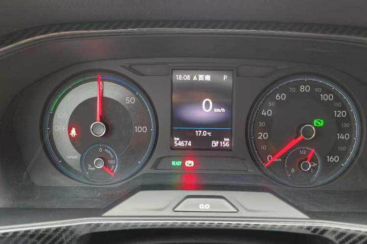 Used Volkswagen Lavida Pure Electric 2019 Low-Trim Version Odometer Close Up