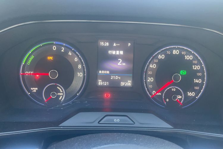 Used Volkswagen Lavida Pure Electric 2019 Low-Trim Version Odometer Close Up