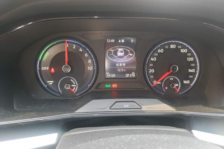 Used Volkswagen Lavida Pure Electric 2019 Enjoyment Edition Odometer Close Up
