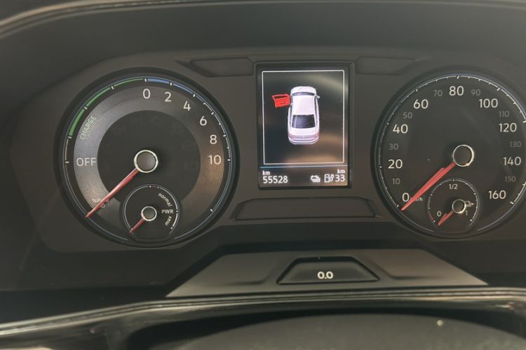 Used Volkswagen Lavida Pure Electric 2019 Low-Trim Version Odometer Close Up