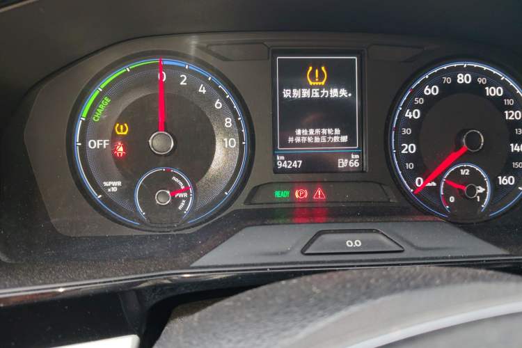 Used Volkswagen Lavida Pure Electric 2019 Enjoyment Edition Odometer Close Up