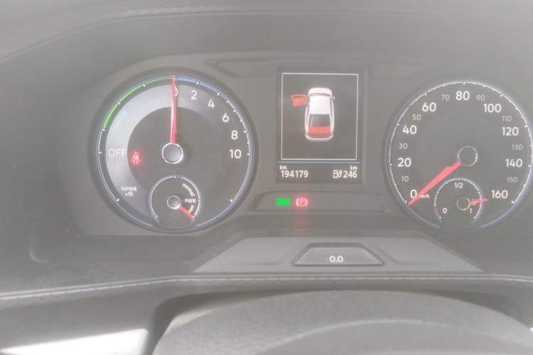 Used Volkswagen Lavida Pure Electric  Odometer Close Up