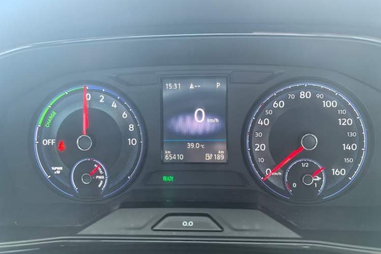 Used Volkswagen Lavida Pure Electric 2019 Enjoyment Edition Odometer Close Up