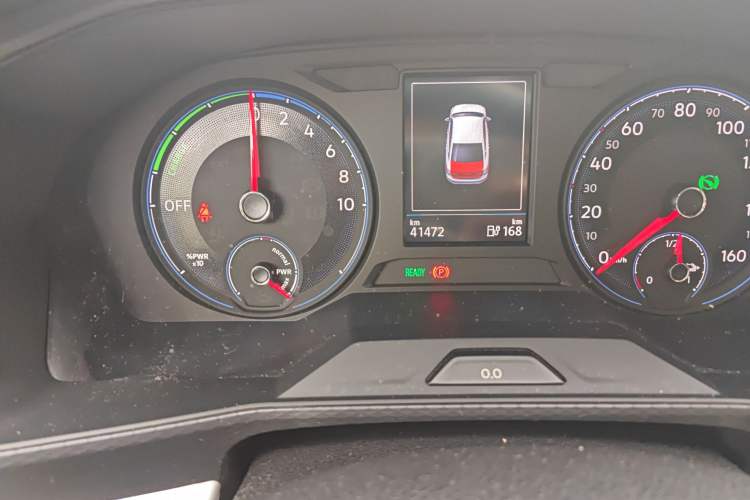 Used Volkswagen Lavida Pure Electric 2019 Low-Trim Version Odometer Close Up