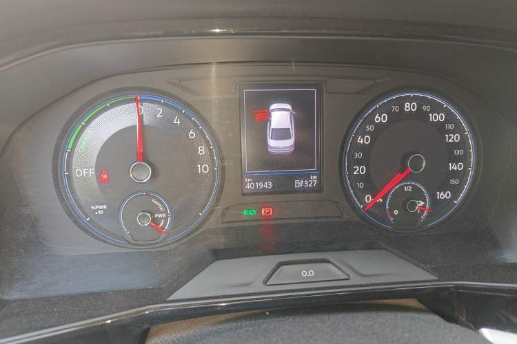 Used Volkswagen Lavida Pure Electric 2019 Enjoyment Edition Odometer Close Up