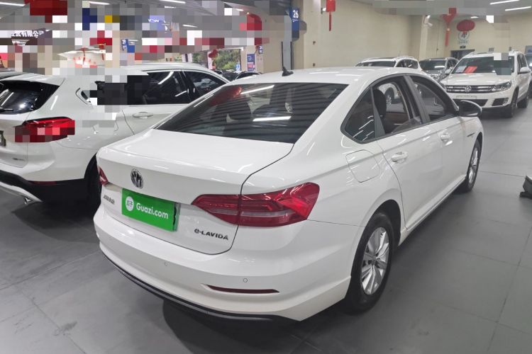Used Volkswagen Lavida Pure Electric 2019 Low-Trim Version Rear Right 45 Deg