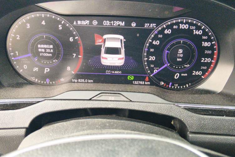 Used Volkswagen Magotan 2017 330TSI DSG Leading Model Odometer Close Up