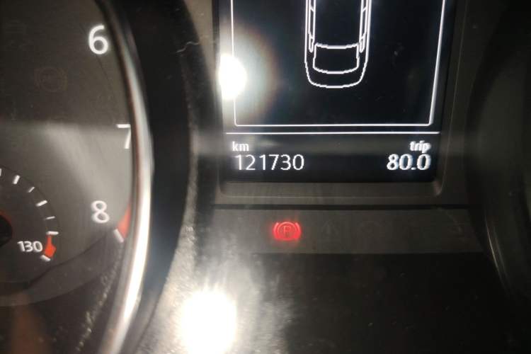 Used Volkswagen Magotan 2017 380TSI DSG Luxury Model Odometer Close Up