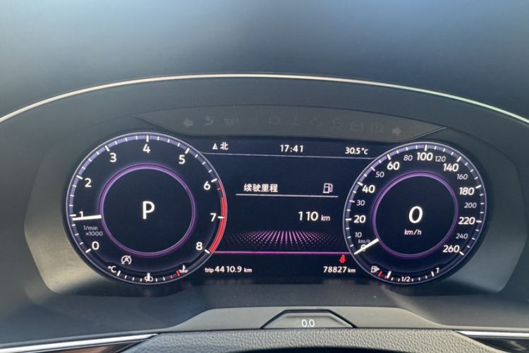 Used Volkswagen Magotan 2017 380TSI DSG Prestige Edition Odometer Close Up