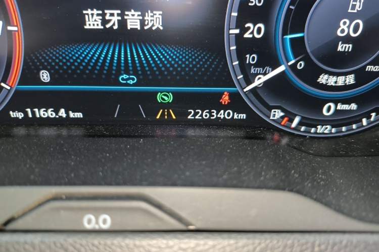 Used Volkswagen Magotan 2017 380TSI DSG Flagship Edition Odometer Close Up