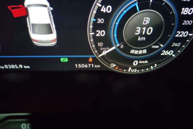 Used Volkswagen Magotan 2017 380TSI DSG Prestige Edition Odometer Close Up