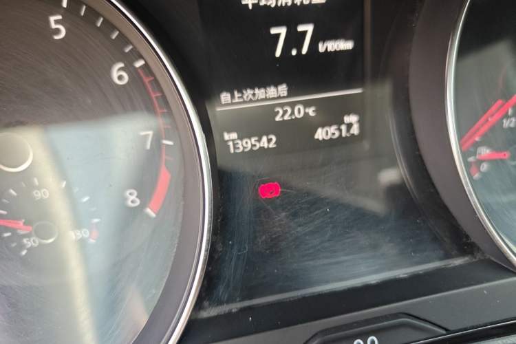 Used Volkswagen Magotan 2017 330TSI DSG Leading Model Odometer Close Up
