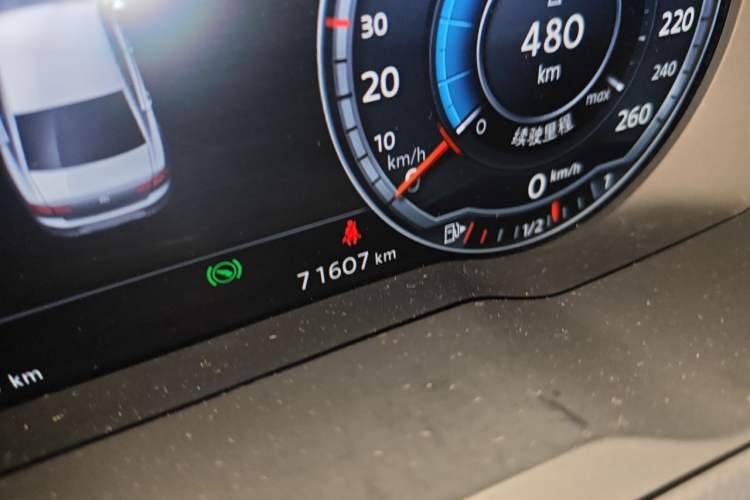 Used Volkswagen Magotan 2017 380TSI DSG Flagship Edition Odometer Close Up