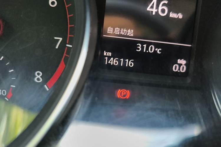 Used Volkswagen Magotan 2017 280TSI DSG Leading Edition Odometer Close Up