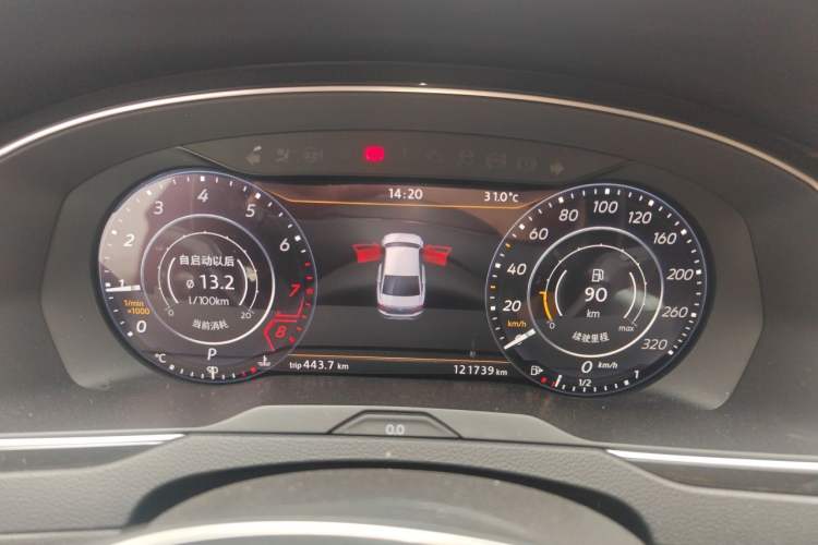 Used Volkswagen Magotan 2018 Facelift 330TSI DSG Luxury Model Instrument Cluster