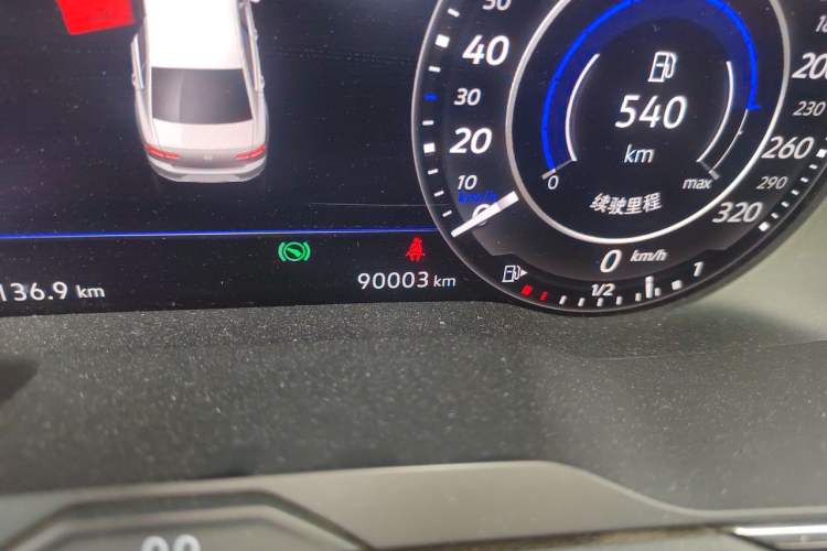 Used Volkswagen Magotan 2018 380TSI DSG Prestige Model Odometer Close Up