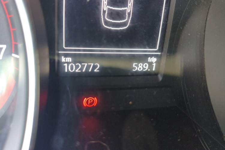 Used Volkswagen Magotan 2018 330TSI DSG Advanced Model Odometer Close Up