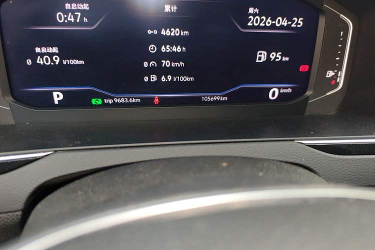 Used Volkswagen Magotan 2018 Facelift 380TSI DSG Luxury Version Odometer Close Up