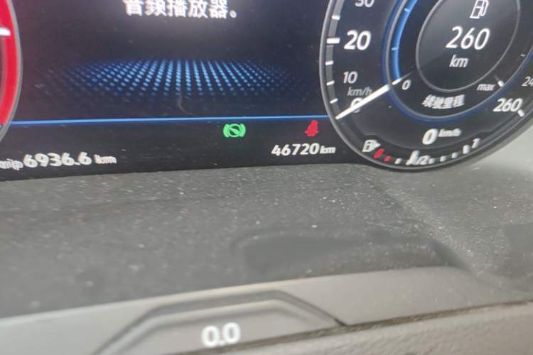 Used Volkswagen Magotan 2018 380TSI DSG Prestige Model Odometer Close Up