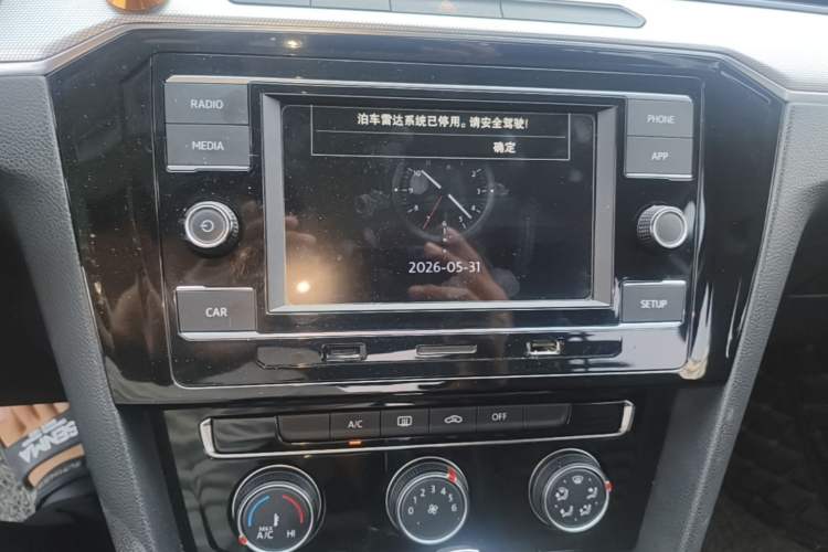 Used Volkswagen Magotan 2019 330TSI DSG Leading Edition China V Standard Audio And AC Panel
